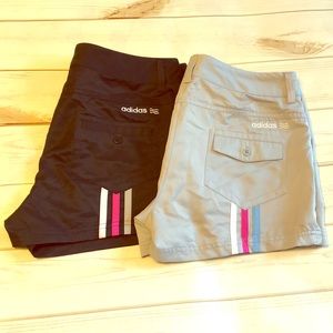 Bundle of 2 Adidas ClimaLite Polyester Shorts Golf